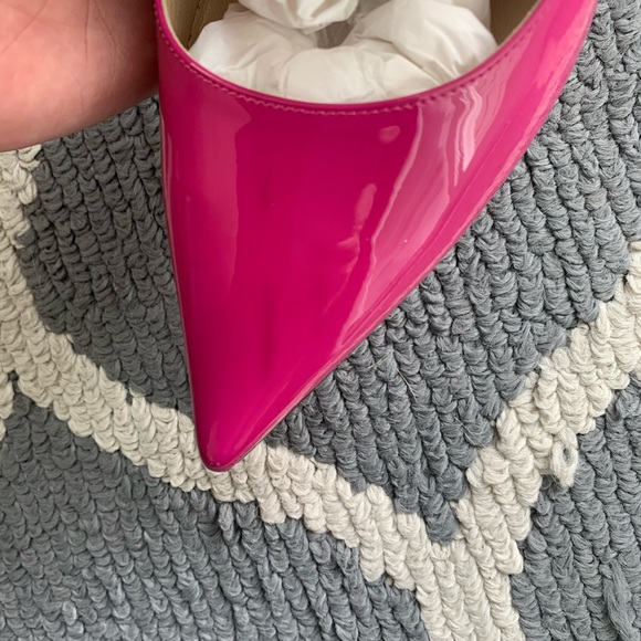 SOLD Jimmy Choo Pink Patent Leather Heels - Picture 12 of 14